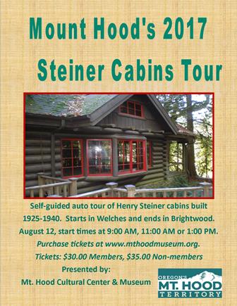 Steiner Cabins Tour 2017 Mount Hood Museum