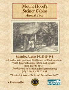 Steiner Cabins Tour @ 2019 Annual Steiner Cabins Tour